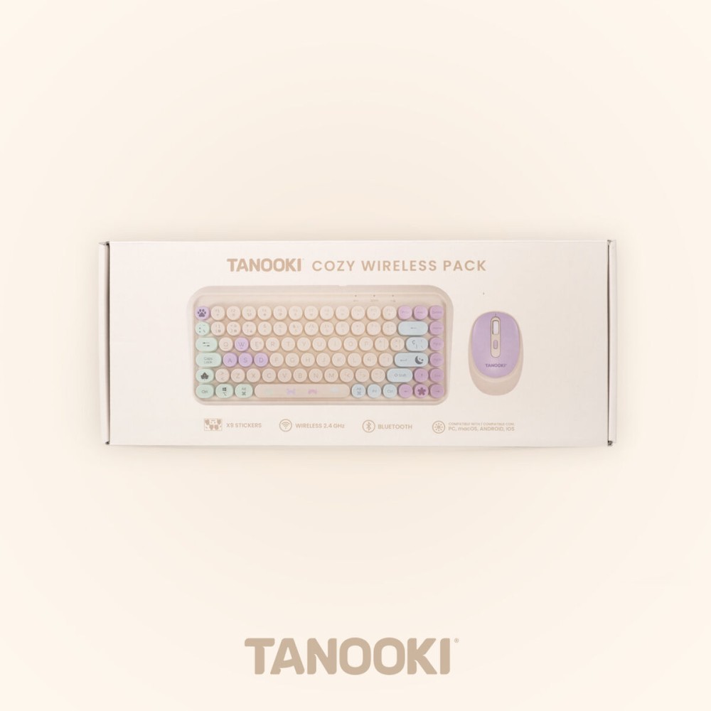 Keyboard and Mouse FR-TEC TNK4001 QWERTY