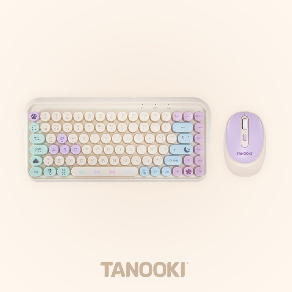 Keyboard and Mouse FR-TEC TNK4001 QWERTY