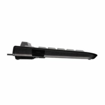 Keyboard with Reader Cherry JK-A0100ES-2 Black QWERTY