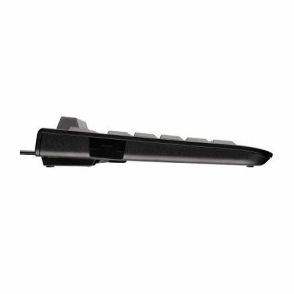Keyboard with Reader Cherry JK-A0100ES-2 Black QWERTY