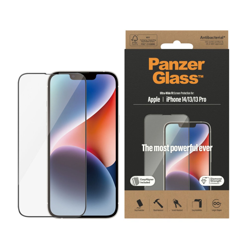 Film Protecteur pour Téléphone Portable Panzer Glass 2783 Apple iPhone 13 Pro iPhone 13 iPhone 14