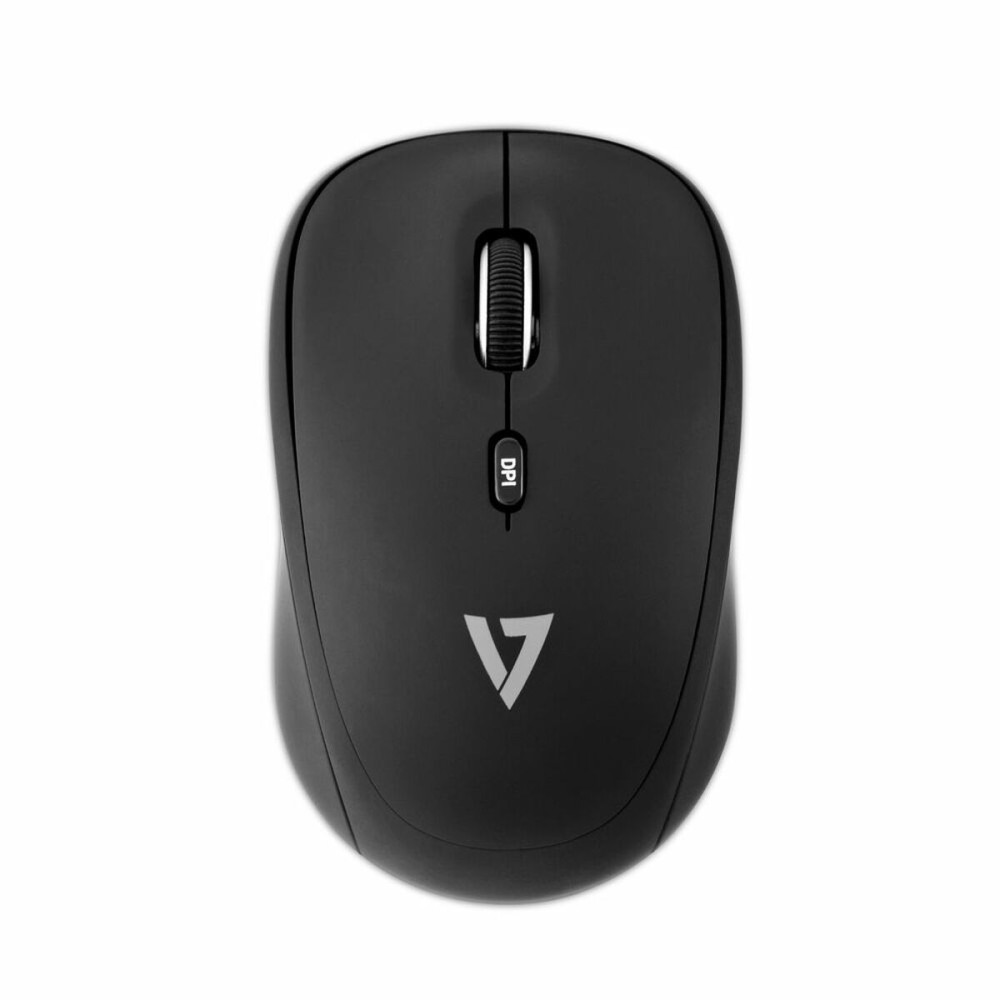 Schnurlose Mouse V7 MW100-1N Schwarz 1600 dpi