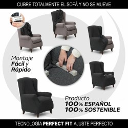 Housse de fauteuil à oreilles Sofaskins NIAGARA