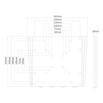 Fixed TV Support Neomounts FPMA-W110BLACK 10" 40" 35 kg