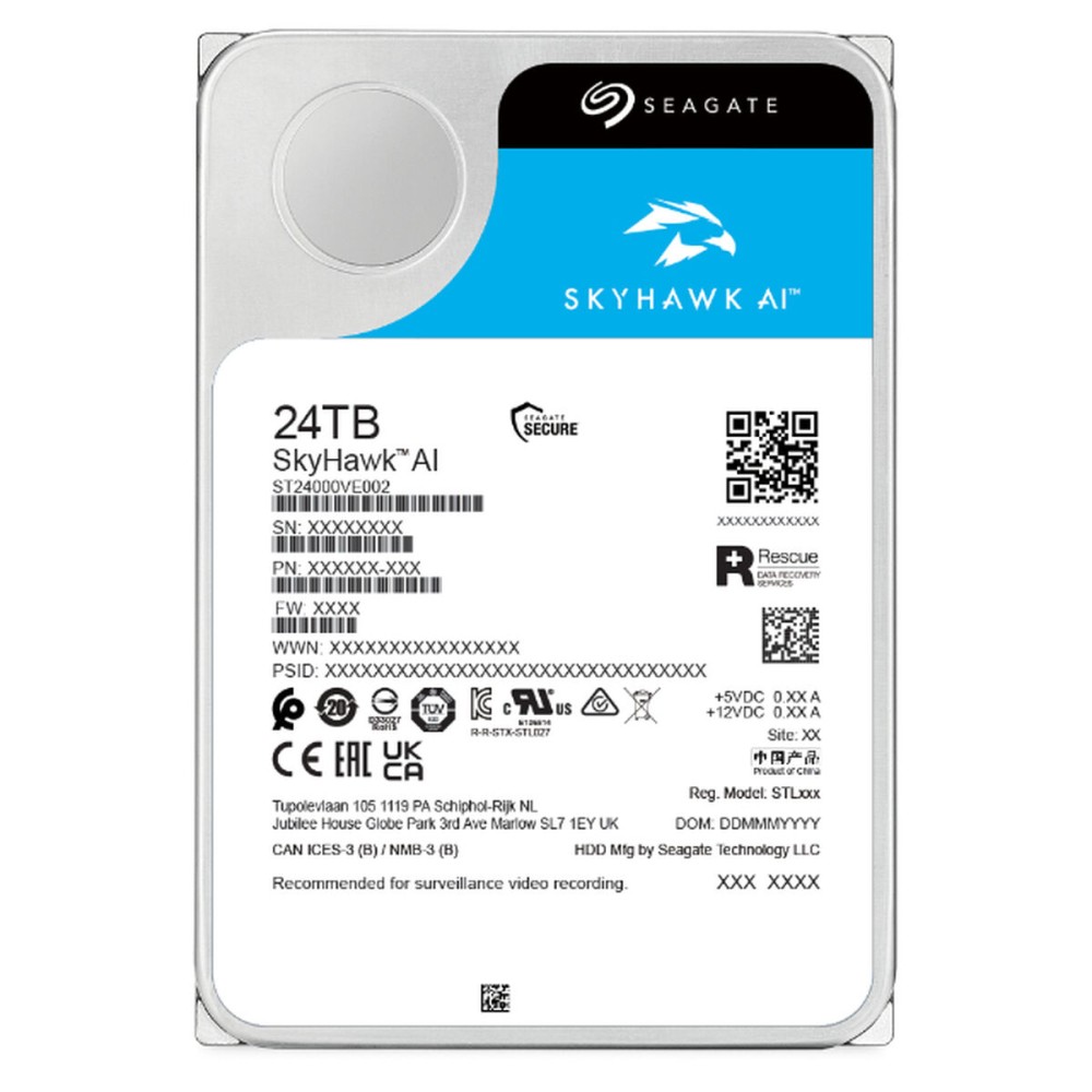 Festplatte Seagate ST24000VE002 3,5" 24 TB