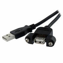 Câble USB Startech USBPNLAFAM1 USB A Noir