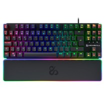 Tastatur Newskill NS-KB-GUNGNYRT-GAT-R Schwarz Qwerty Spanisch QWERTY