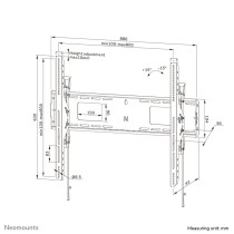 Support de TV Neomounts WL35-750BL18 43"