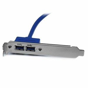 USB-Kabel Startech USB3SPLATE IDC Blau