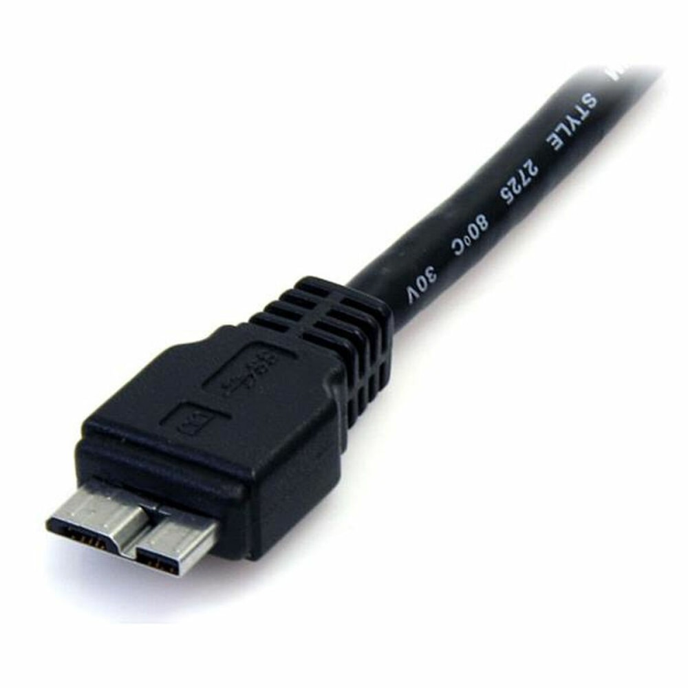 USB-Kabel auf Micro-USB Startech USB3AUB50CMB Schwarz