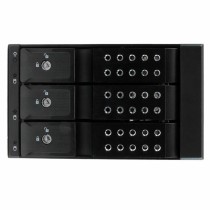 Rangement Startech HSB3SATSASBA Noir 3,5" Portable