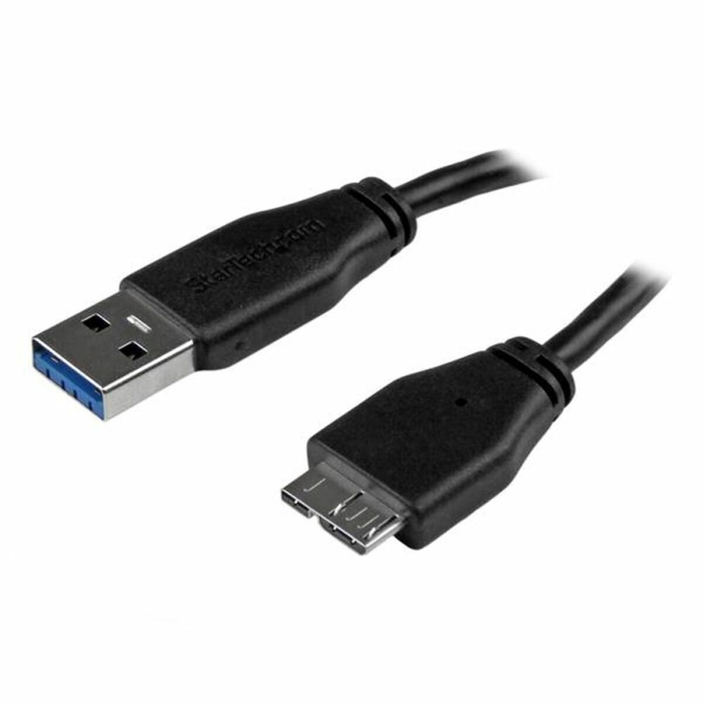 USB-Kabel auf Micro-USB Startech USB3AUB15CMS Schwarz