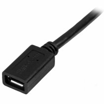 Câble Micro USB Startech USBUBEXT50CM Noir