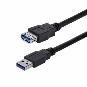 USB-Kabel Startech USB3SEXT1MBK USB A Schwarz