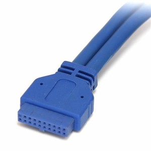 USB-Kabel Startech USB3SPNLAFHD IDC USB A Blau