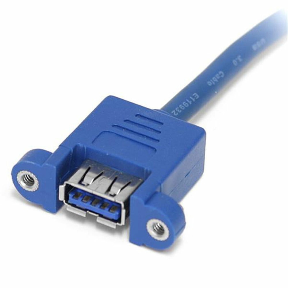 USB-Kabel Startech USB3SPNLAFHD IDC USB A Blau