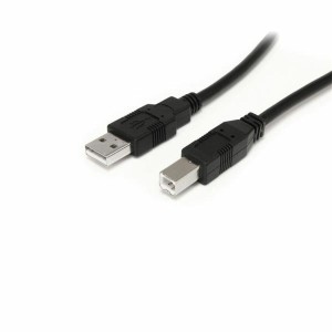 USB A zu USB-B-Kabel Startech USB2HAB30AC Schwarz