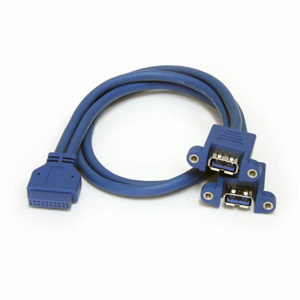 USB-Kabel Startech USB3SPNLAFHD IDC USB A Blau