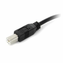 Câble USB A vers USB B Startech USB2HAB30AC Noir