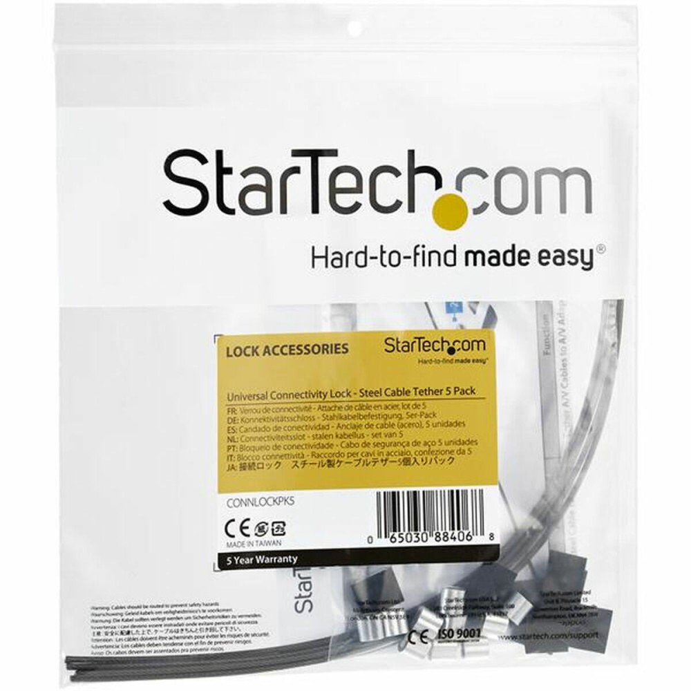 Security Cable Startech CONNLOCKPK5 5 pcs