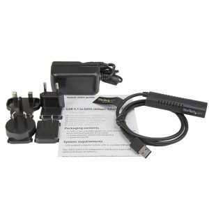 Ensemble d’adaptateurs Startech USB312SAT3 Noir