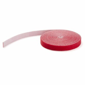 Kabelbinder mit Klettverschluss Startech HKLP25RD 