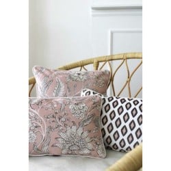 Cushion Romimex Pink Reversible 45 x 45 x 12 cm