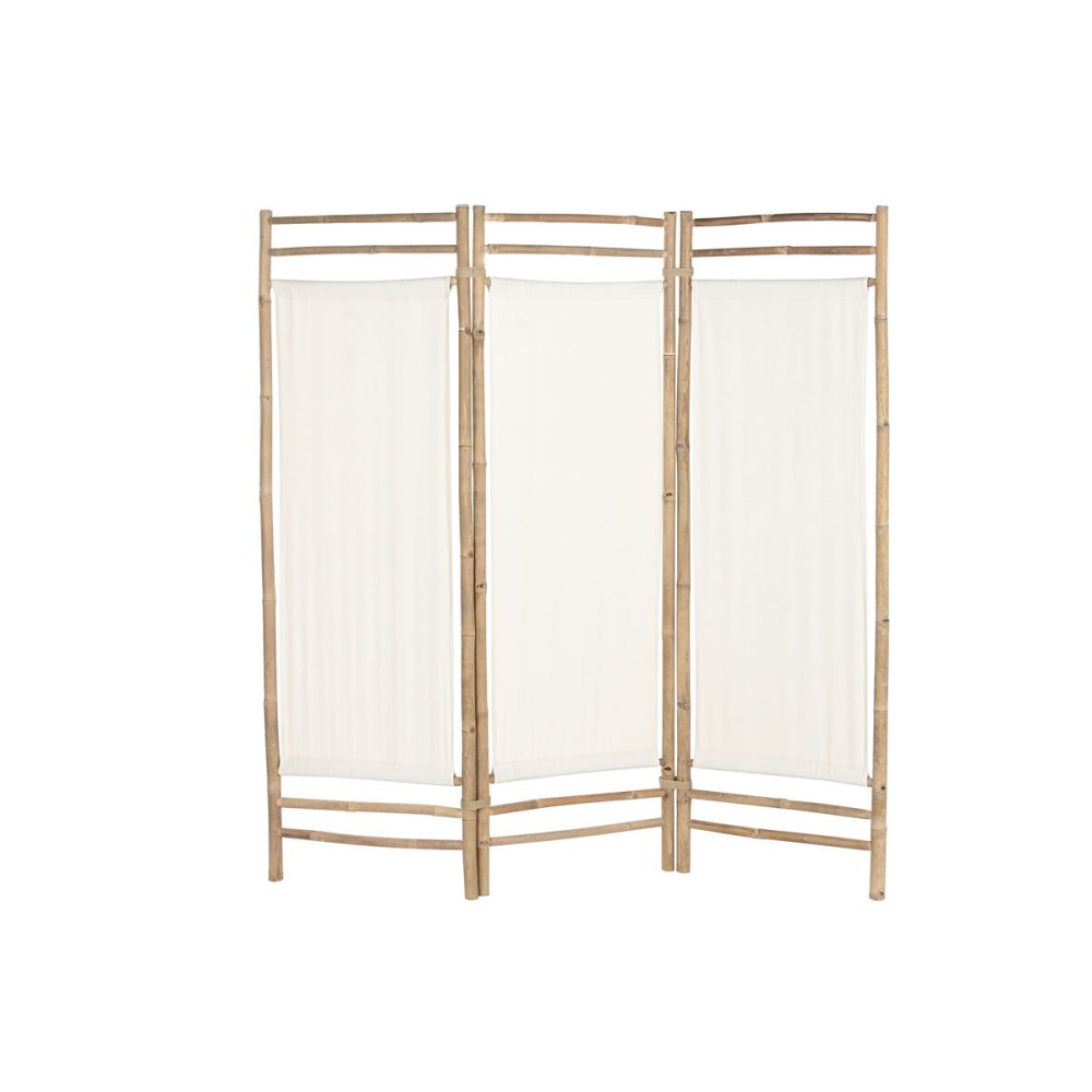 Folding screen Home ESPRIT Cotton Bamboo 165 x 3 x 175 cm