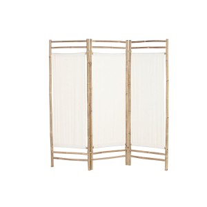 Paravent Home ESPRIT Coton Bambou 165 x 3 x 175 cm
