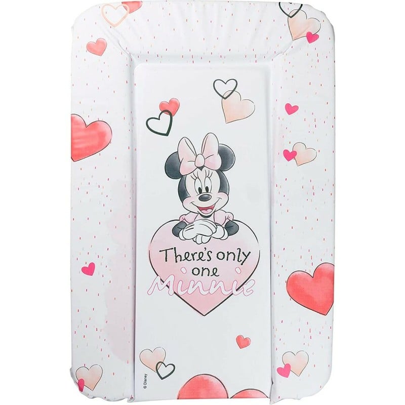 Changeur Minnie Mouse CZ10340 De voyage Blanc Coeurs 73 x 48,5 x 3 cm