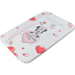 Changeur Minnie Mouse CZ10340 De voyage Blanc Coeurs 73 x 48,5 x 3 cm