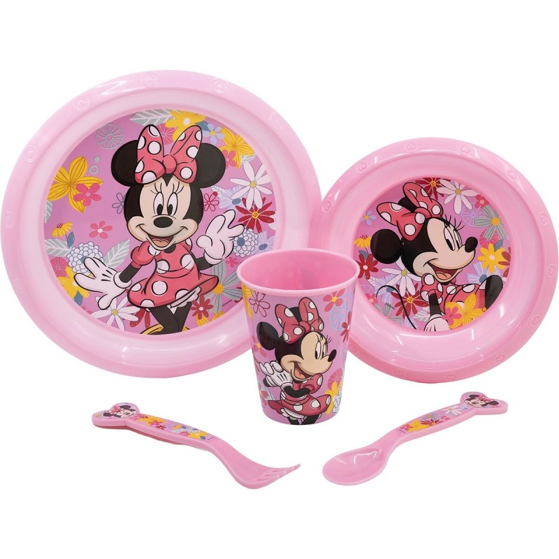 Kindergeschirr-Set Minnie Mouse CZ11312 Rosa 5 Stücke