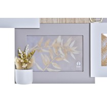 Fotorahmen DKD Home Decor Love Home Holz Blume natürlich (46 x 3 x 39 cm) (2 Stück)