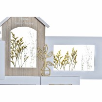 Fotorahmen DKD Home Decor Love Home Holz Blume natürlich (46 x 3 x 39 cm) (2 Stück)