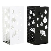 Regenschirmständer DKD Home Decor Schwarz Metall Weiß (19.5 x 20 x 47.5 cm) (2 pcs)