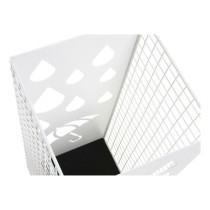 Regenschirmständer DKD Home Decor Schwarz Metall Weiß (19.5 x 20 x 47.5 cm) (2 pcs)