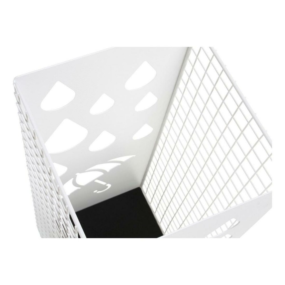 Regenschirmständer DKD Home Decor Schwarz Metall Weiß (19.5 x 20 x 47.5 cm) (2 pcs)