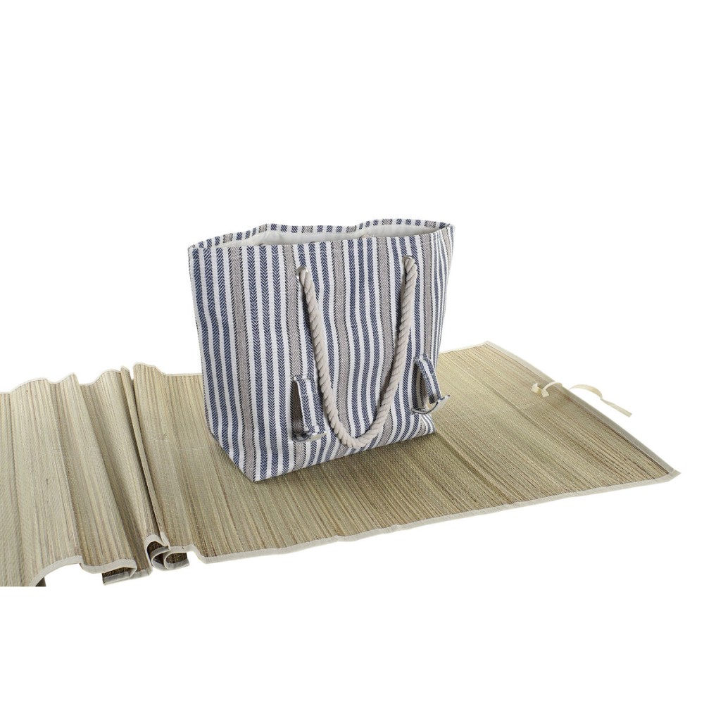 Strandtasche DKD Home Decor Rot Blau Polyester (50 x 16 x 36 cm) (2 Stück)