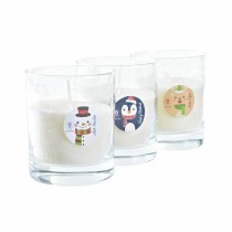Kerze DKD Home Decor Weihnachten Schneemann (3 Stück)