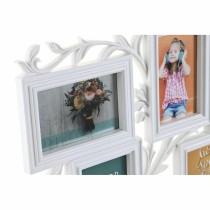Photo frame DKD Home Decor Crystal White PP Urban (52,5 x 2 x 35 cm) (2 Units)