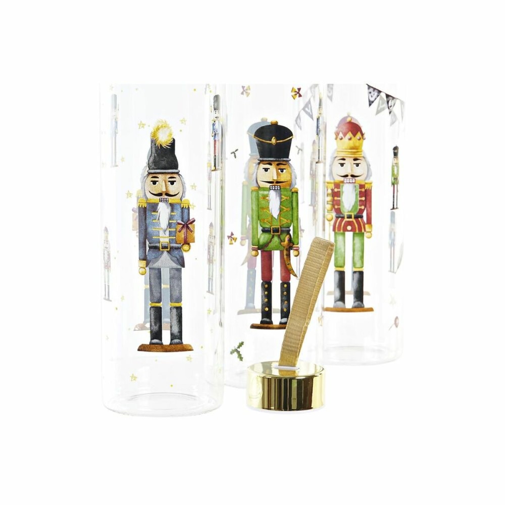 Flasche DKD Home Decor Nussknacker Kristall PVC (550 ml) (3 Stück)
