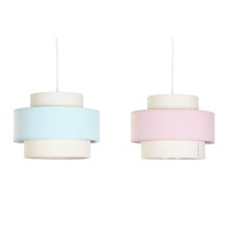 Deckenlampe DKD Home Decor 40 x 40 x 30 cm grün Hellrosa 50 W (2 Stück)