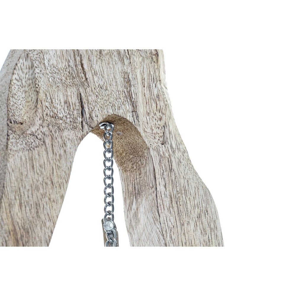 Deko-Figur DKD Home Decor Braun Silberfarben natürlich 18 x 9 x 62 cm (2 Stück)