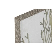 Painting Home ESPRIT Green Coral Mediterranean 45 x 2 x 60 cm (2 Units)