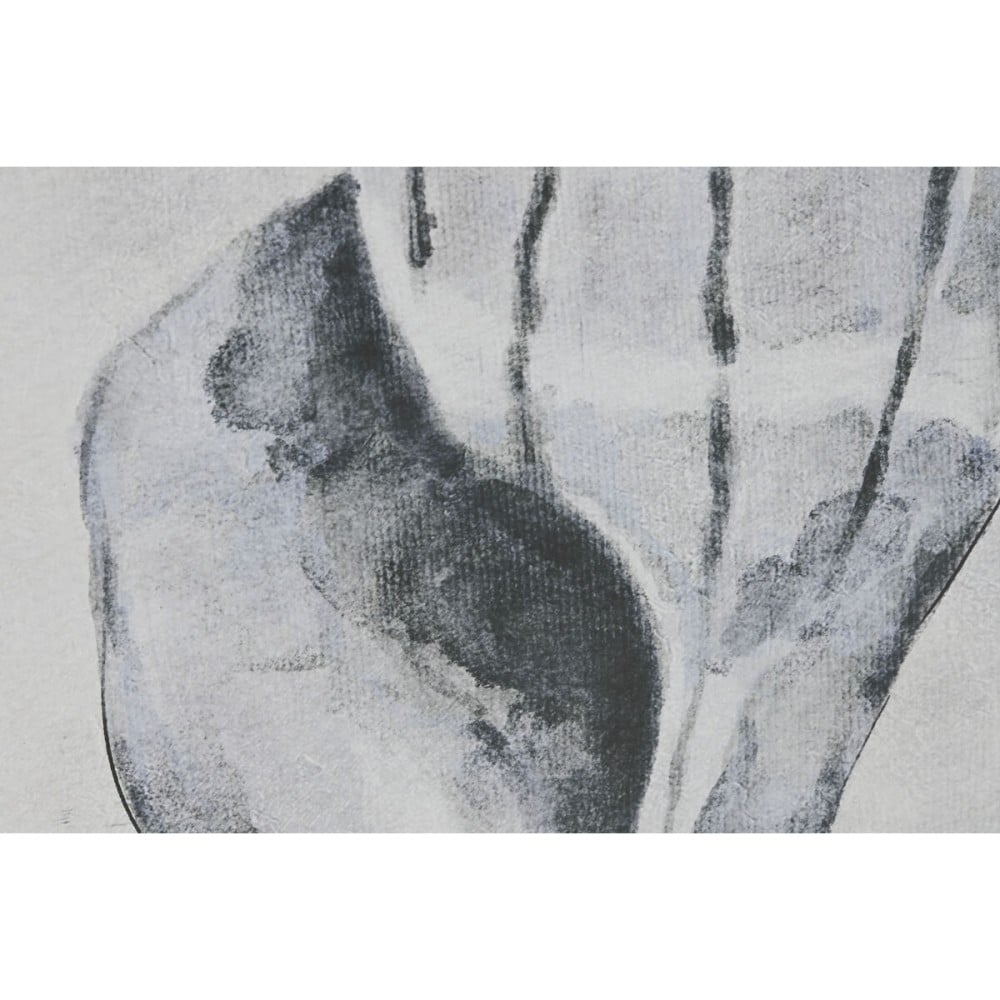 Painting Home ESPRIT Grey Natural 50 x 2,5 x 60 cm (4 Units)