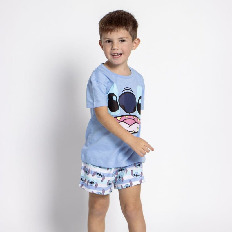 Children's Pyjama Stitch Blue