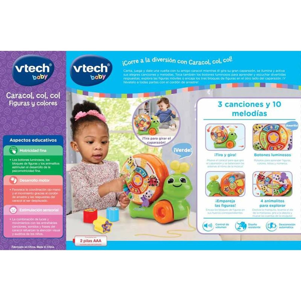 Spielzeug zum Ziehen Vtech Caracol