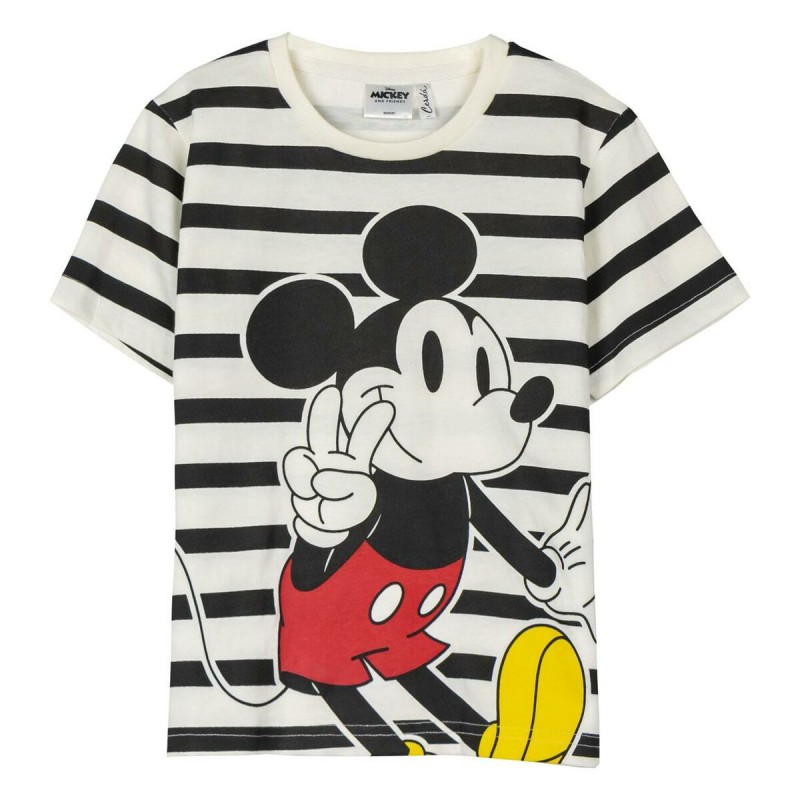 T shirt à manches courtes Enfant Mickey Mouse Multicouleur