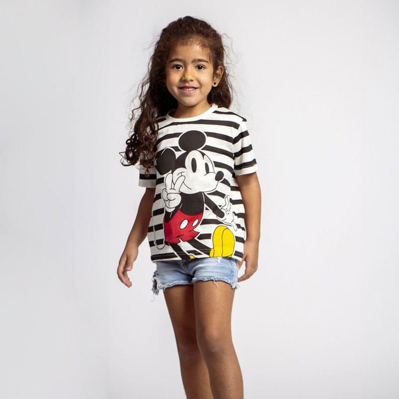 Child's Short Sleeve T-Shirt Mickey Mouse Multicolour