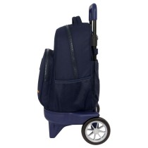 Cartable à roulettes Real Madrid C.F. Blue marine 33 x 45 x 22 cm